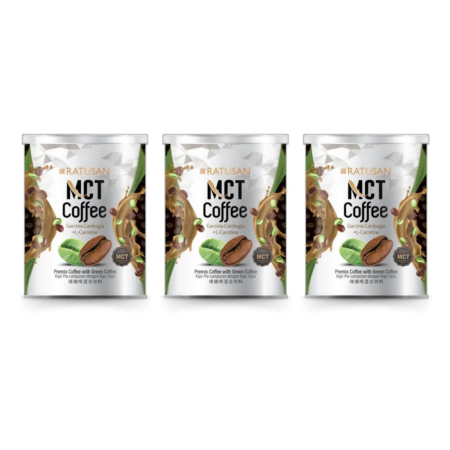 Ratusan MCT Coffee - 3 Cans Set