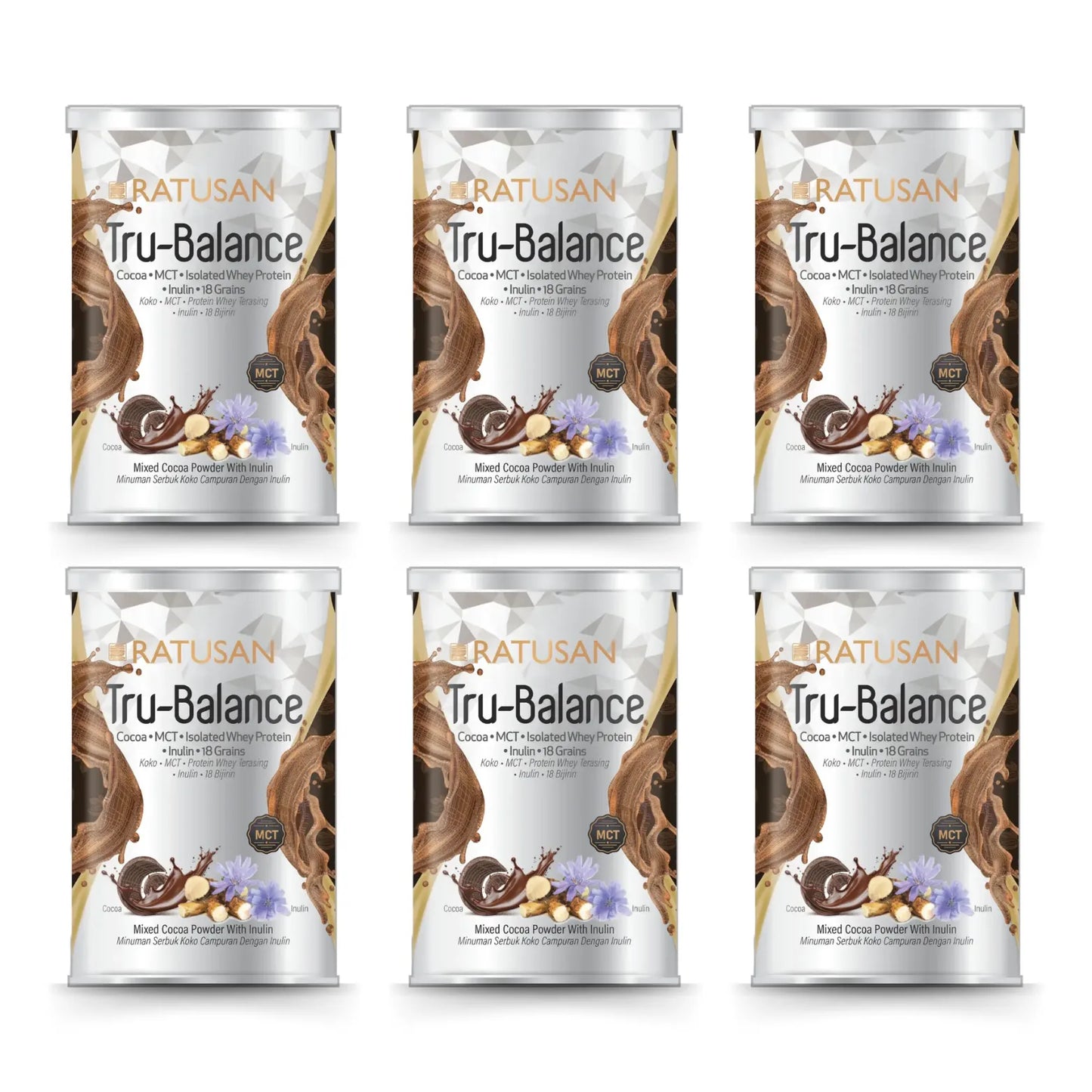 Ratusan MCT Tru-Balance - 6 Cans Set