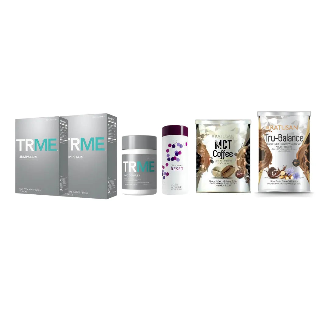 Ultimate Weight Loss Program - Singapore Nuskin JumpStart + MC Complex + Reset + Ratusan MCT Coffee + Ratusan Tru-Balance