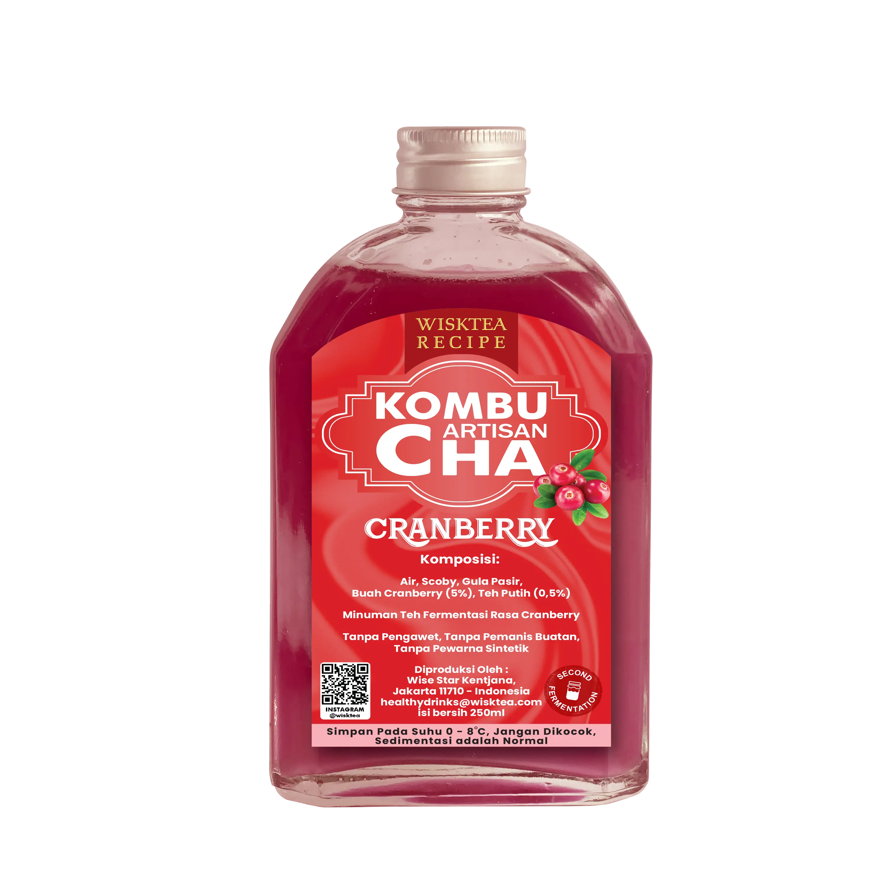 Fruit Kombucha - Cranberry