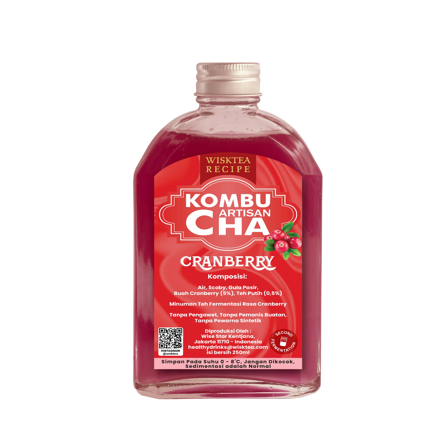 Fruit Kombucha - Cranberry