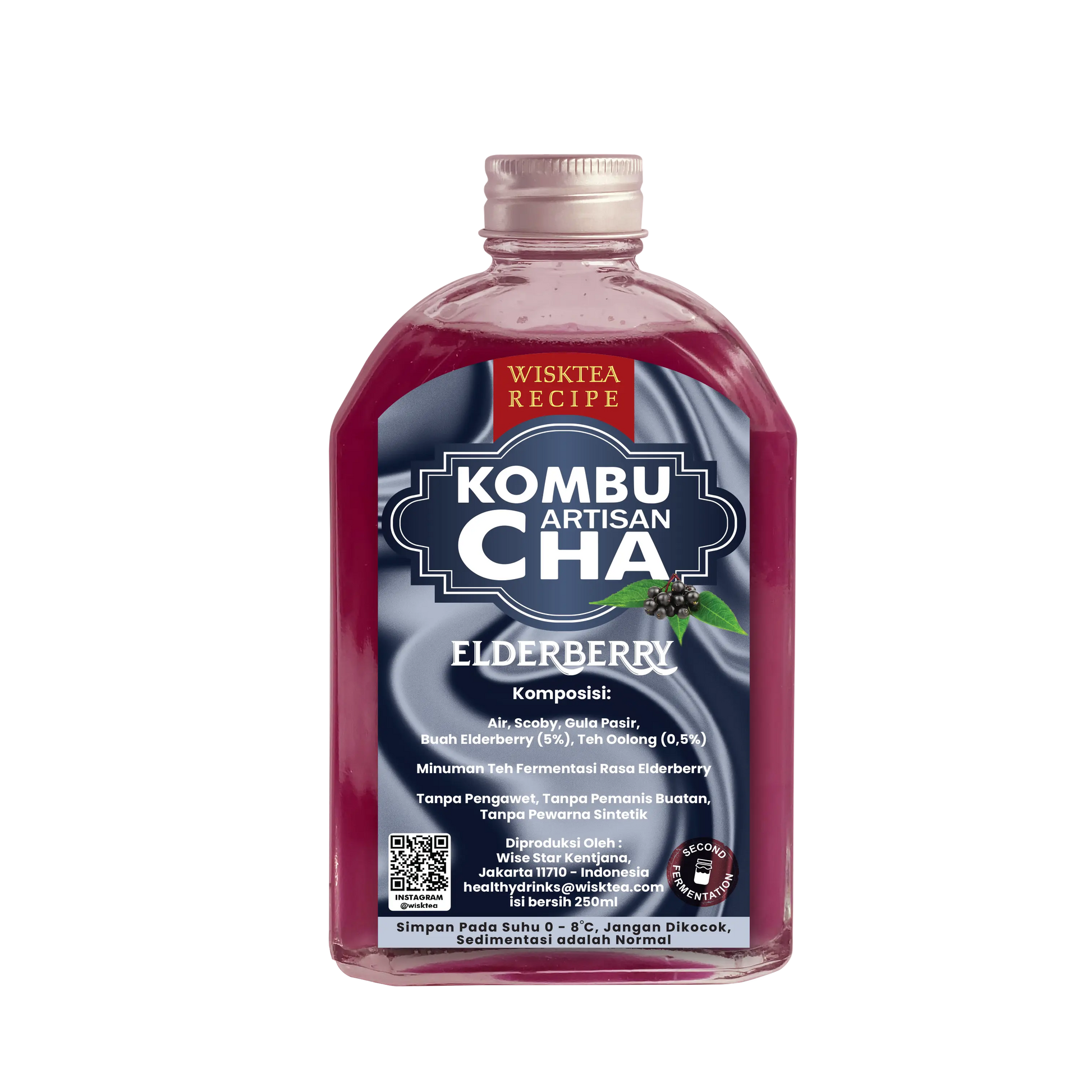 Fruit Kombucha - Elderberry
