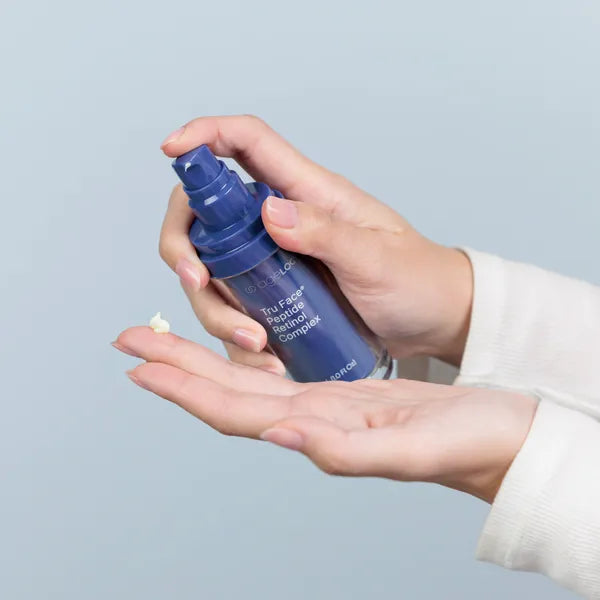LP ageLOC Tru Face Peptide Retinol Complex How to Use It - Apply