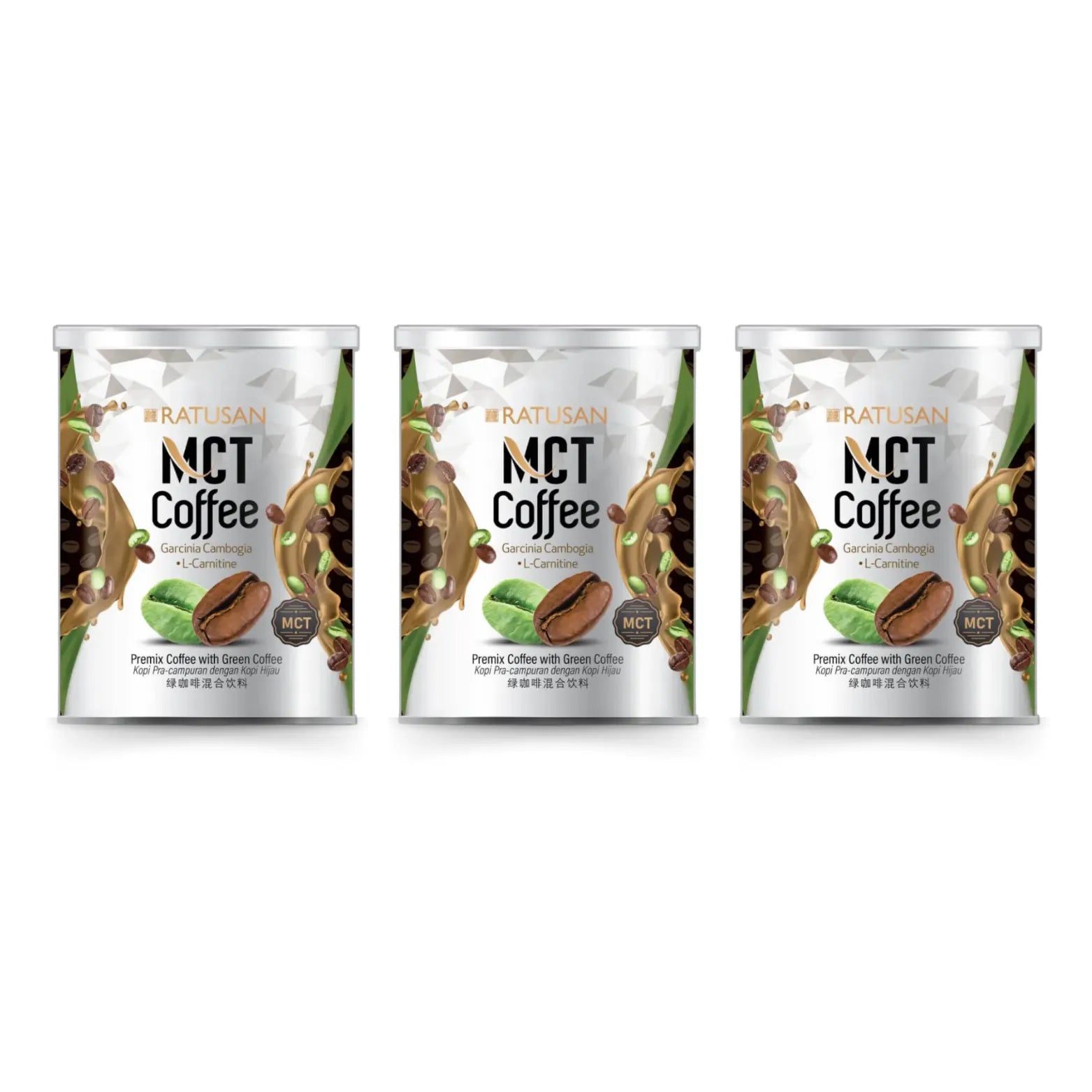 Ratusan MCT Coffee - 3 Cans Set