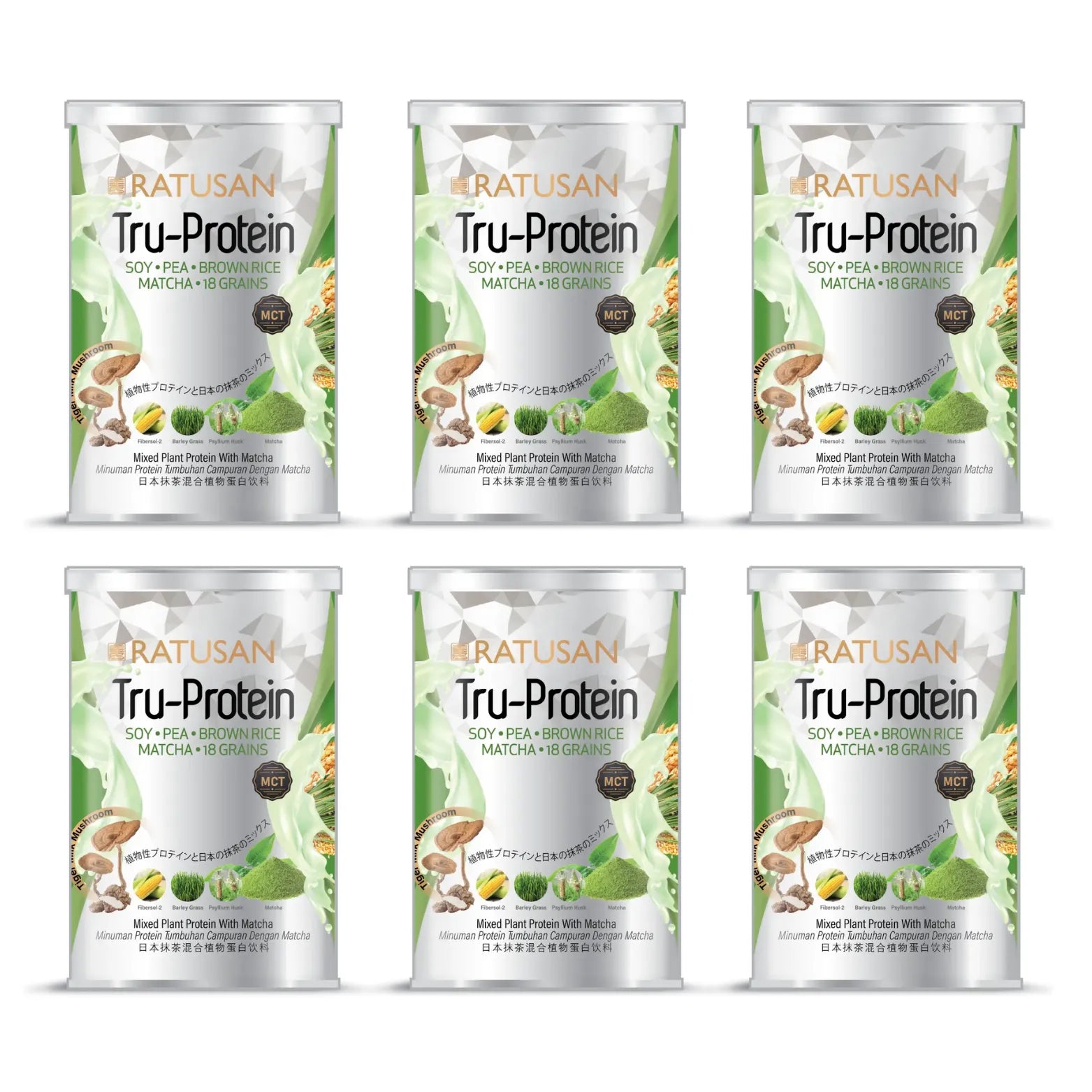 Ratusan MCT Tru-Protein - 6 Cans Set