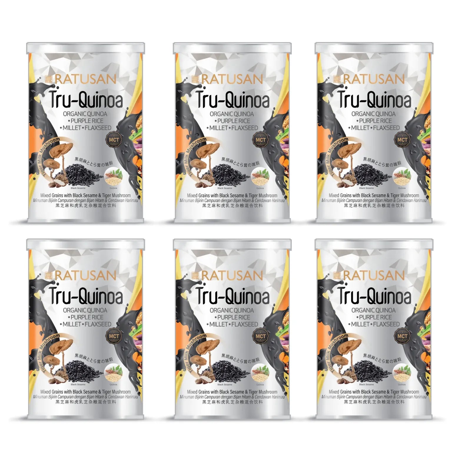 Ratusan MCT Tru-Quinoa - 6 Cans Set